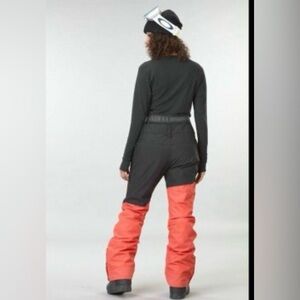 Women's Black and Red Ski Pants